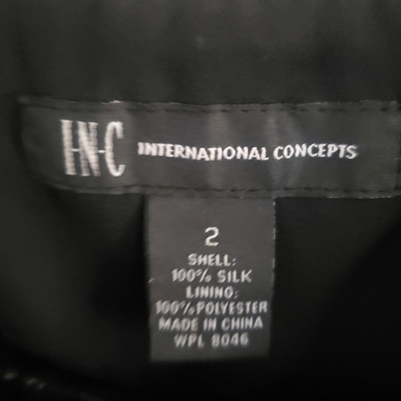 Inc International Concept Baby Doll Floral Paisley Print Sheer Mini Dress, Sze 2 - Picture 6 of 6